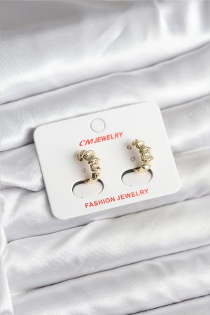 14K Gold Renk Kaplama CM Kadın Küpe